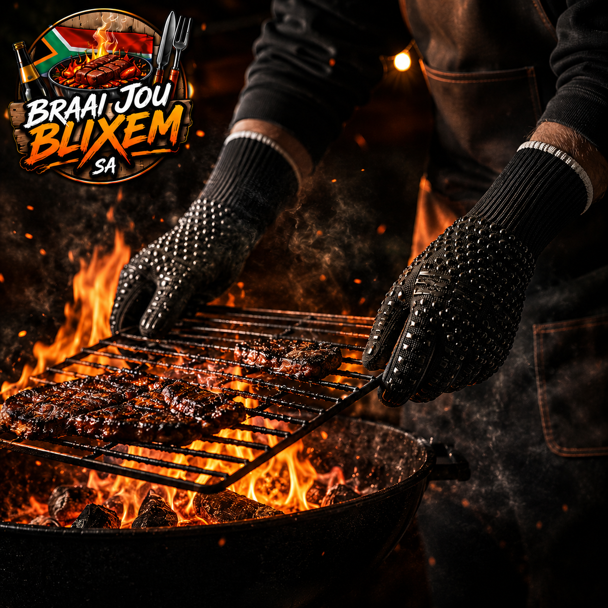 Braai Jou Blixem Magtige Braai Handskoene